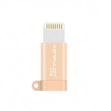 Adapter KONFULON Micro USB na iPhone lightning zlatni.