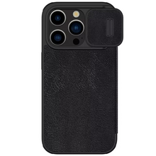 Zastitna futrola Nillkin Qin Pro - iPhone 15 Pro Max 6.7 crna.
