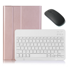 Zastitna futrola sa tastaturom i misem - iPad 10.2 2019/2020/2021 roze.