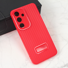 Zastitna futrola Carbon Stripe - Samsung S921B Galaxy S24 crvena.