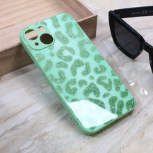 Zastitna futrola Shiny glass - iPhone 14 svetlo zelena.