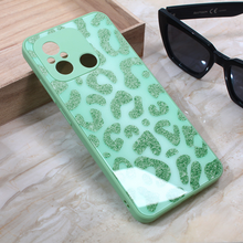 Zastitna futrola Shiny glass - Xiaomi Redmi 12C svetlo zelena.