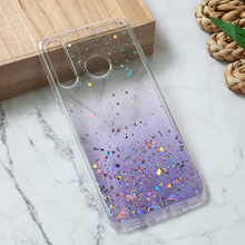 Zastitna silikonska futrola Glitter - Huawei P30 Lite ljubicasta.