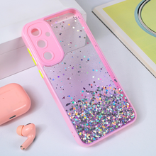 Zastitna futrola okvir Glitter - Samsung A356B Galaxy A35 5G roze.