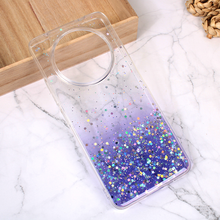 Zastitna silikonska futrola Glitter - Xiaomi Redmi A3 ljubicasta.