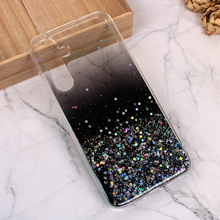 Zastitna silikonska futrola Glitter - Samsung A356 Galaxy A35 5G crna.