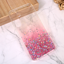 Zastitna silikonska futrola Glitter - Samsung A356 Galaxy A35 5G roze.