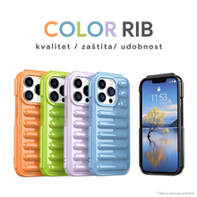 Zastitna futrola Color Rib - iPhone 11 6.1 lila.