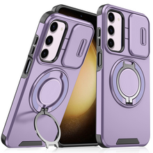 Zastitna futrola CamShield Ring stand - Samsung S911B Galaxy S23 ljubicasta.