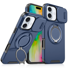 Zastitna futrola CamShield Ring stand - iPhone 16 6.1 plava.