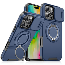 Zastitna futrola CamShield Ring stand - iPhone 16 Pro Max 6.9 plava.