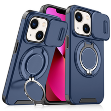 Zastitna futrola CamShield Ring stand - iPhone 13 plava.