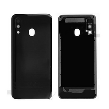 Poklopac - Samsung A405/Galaxy A40 2019 crni + staklo kamere (NO LOGO).