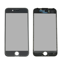 Staklo touchscreen-a + okvir + OCA + polarizator - Iphone 7 Crno (Crown Quality).