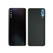 Poklopac - Samsung A705/Galaxy A70 2019 crni + staklo kamere (NO LOGO).