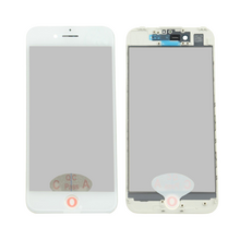 Staklo touchscreen-a + okvir + OCA + polarizator - Iphone 7 Belo (Crown Quality).