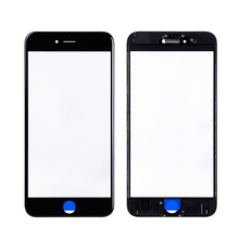 Staklo touchscreen-a + okvir + OCA iPhone 6s Plus Crno (Crown Quality).