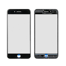 Staklo touchscreen-a + okvir + OCA + polarizator - Iphone 7 Plus Crno (Crown Quality).