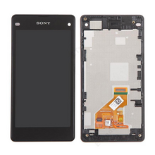 LCD ekran (displej) - Sony Xperia Z1 compact/D5503+touch screen crni+frame crni.