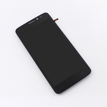 LCD ekran (displej) - Alcatel OT Idol X+/6043D+touch screen crni+frame SPO SH.