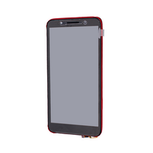 LCD ekran (displej) - Alcatel OT 1C/5009D+touch screen crni+frame crveni SPO.