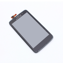 LCD ekran (displej) - Alcatel OT Scrub Easy/8000D+touch screen+frame crni SPO SH.