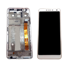 LCD ekran (displej) - Alcatel 3V/OT-5099+touch screen beli+frame zlatni SPO.