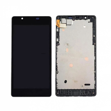 LCD ekran (displej) - Microsoft Lumia 540+touch screen crni+frame.