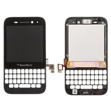 LCD ekran (displej) - Blackberry Q5+touch screen+frame crni high CHA.