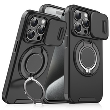 Zastitna futrola CamShield Ring stand - iPhone 15 Pro 6.1 crna.