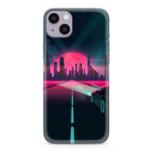 PRINT CLEAR silikonska futrola skin (ultra tanka) NEON WAVE - iPhone 14 Plus (6.7) NW01 (MS).