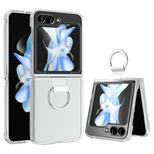 Zastitna futrola Elegant Fold Ring - Samsung F731B Galaxy Z Flip 5 5G Transparent.