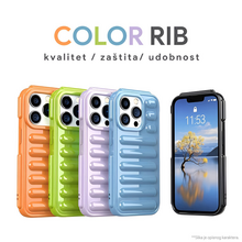 Zastitna futrola Color Rib - Samsung A356B Galaxy A35 5G narandzasta.