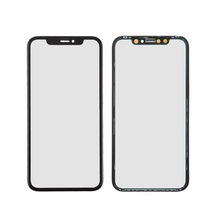 Staklo touchscreen-a + okvir + OCA - Iphone XR Crno (Crown Quality).