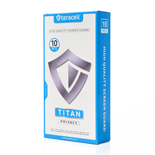 Zastitno staklo Tempered glass (zastitno staklo za ekran) Privacy Teracell Titan 2.5D iPhone 15 Pro 6.1 crni.