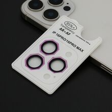 Zastita - kameru OCTAGON DIAMOND za iPhone 16 Pro (6.3)/16 Pro Max (6.9) crvena (MS).