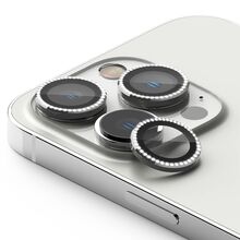 Zastita - kameru DIAMOND za iPhone 16 Pro (6.3)/16 Pro Max (6.9) srebrna (MS).