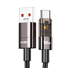 USB data kabl MOXOM LX-CB842 100W Type-C 1.2m crni (MS).