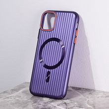 Zastitna futrola Magsafe Stripe - iPhone 11 6.1 ljubicasta.