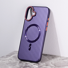 Zastitna futrola Magsafe Stripe - iPhone 16 Plus 6.7 ljubicasta.