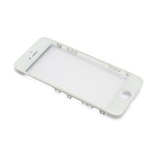 Staklo touchscreen-a - Iphone 5S sa frejmom + OCA sticker beli (MS).