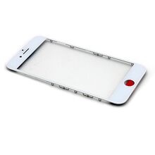 Staklo touchscreen-a - iPhone 8/SE (2020) + okvir (Crown Quality) beli (MS).