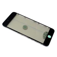 Staklo touchscreen-a - iPhone 6s Plus sa frejmom + oca i polaroid crni ORG (MS).