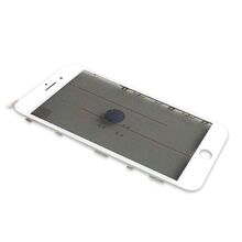 Staklo touchscreen-a - Iphone 8 Plus sa frejmom + oca I polaroid beli ORG (MS).