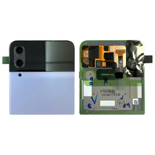 Prednji LCD ekran (displej) - Samsung F721/Galaxy Z Flip 4 + touch screen + okvir Blue Service Pack ORG/GH97-27947D.