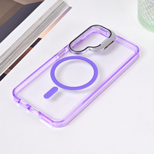 Zastitna futrola Magsafe Transparent - Samsung S921B Galaxy S24 ljubicasta.
