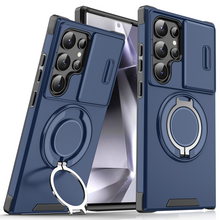 Zastitna futrola CamShield Ring stand - Samsung S928B Galaxy S24 Ultra plava.
