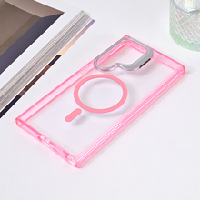 Zastitna futrola Magsafe Transparent - Samsung S928B Galaxy S24 Ultra pink.
