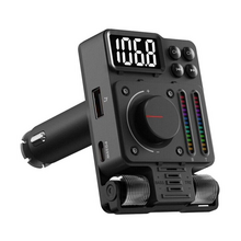 FM Transmiter MT01, Treble and Bass control, PD 30W, USB 12W, BT 5.3, RGB.