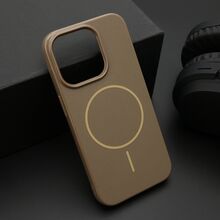 Zastitna futrola JELLY MagSafe - iPhone 15 Pro (6.1) tamno zlatna (MS).
